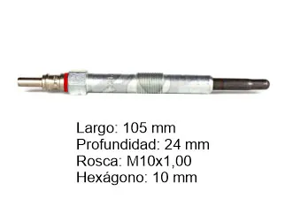 BUJIA PRECALENTADORA LAND ROVER DEFENDER 99/05 / LAND ROVER DISCOVERY 99/05 / LAND ROVER FREELANDER 99/05