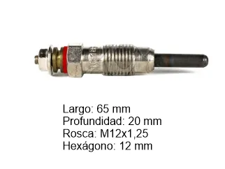 Bujia precalentadora nissan motores adaptados - 12V con temporizador 7 segundos LD20-LD20T