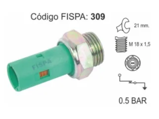 Bulbo aceite ford escort 91/97 / Peugeot 205 / Peugeot 206 / Renault 11 / Renault 19 / Renault 21 86/95 / Renault 9 / Renault clio 93/96 / Renault Express / Renault laguna 94/98 / Renault Megane / Renault trafic