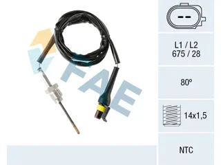 Bulbo temperatura volkswagen Passat/Passat Cc/Sharan/Tiguan / Audi A3/Q3 2.0 tdi sensor temperatura gases de escape