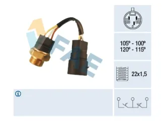 Bulbo temperatura chevrolet corsa 93/.. / Chevrolet tigra 94/01