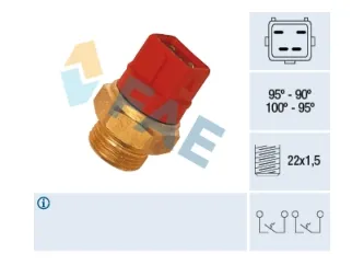 Bulbo temperatura ford escort 92/01 / Ford fiesta 96/.. / Ford mondeo 93/96 / Ford orion 92/01 / Ford sierra 89/92