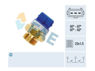 Bulbo temperatura citroen xantia 93/97 / Citroen xsara 97/00 / Citroen zx 91/98 / Peugeot 306 93/02 / Peugeot 405 87/96 / Peugeot 405 ../92 / Peugeot 406 96/.. / Peugeot 605 89/94 / Peugeot 806 94/02 / Peugeot expert 95/03