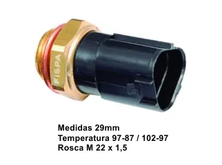 Bulbo temperatura audi A3 00/08 / Seat cordoba 02/.. / Seat ibiza 01/.. / Seat leon 99/06 / Seat toledo 99/.. / Volkswagen bora 99/05 / Volkswagen Caddy / Volkswagen golf 97/.. / Volkswagen new beetle 98/05 / Volkswagen Passat / Volkswagen Polo / Volkswagen sharan