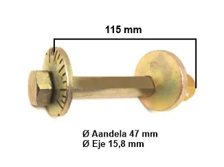BULON COMBA TOYOTA HILUX ../05 DIAM 47 MM EJE 15,8 MM LARGO 125 MM