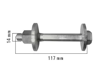 BULON COMBA TOYOTA HILUX 2005/2015 EJE PARRILLA COMPLETO CON CORRECTOR DE COMBA | INFERIOR