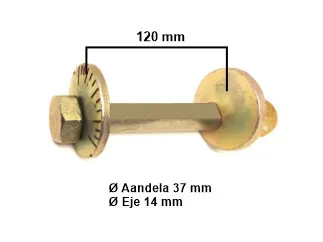 BULON COMBA VOLKSWAGEN AMAROK 15/.. 38 MM EJE 14 MM LARGO 120 MM