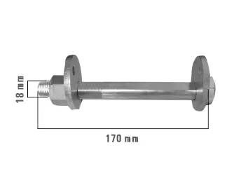 BULON COMBA DODGE RAM 1500 EJE PARRILLA COMPLETO CON REGULADORES | INFERIOR