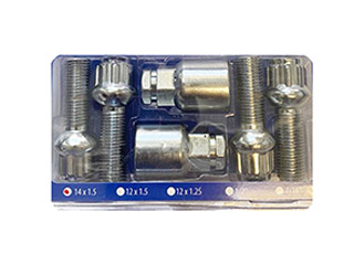 KIT BULON Y TUERCA ANTIROBO ANTIRROBO VOLKSWAGEN AMAROK BULON CABEZA ESTRIADA EXTERIOR 14X35 P 1.50 - HEX 19_