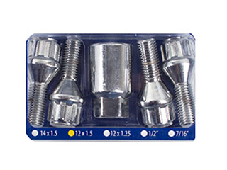 KIT BULON ANTIRROBO ANTIROBO RENAULT CLIO/LOGAN/FLUENCE/SYMBOL/MEGANE ../07 BULON CABEZA ESTRIADA EXTERIOR 12X25 P 1.50_