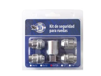 Bulones y tuercas de rueda fiat toro tuerca 12X37 p 1.25 - Estriado exterior - Llave 20.60 mm