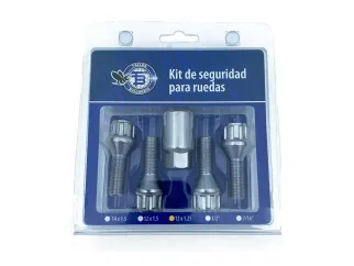 Bulones y tuercas de rueda fiat Argo/Cronos/Uno/Duna/Palio/Siena / Peugeot - Tipo 1 - Llave de 19 - Llanta de chapa y aleacion