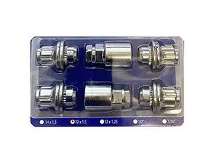 Bulones y tuercas de rueda toyota Etios/Corolla/Hilux tuerca cabeza estriada exterior 12X37 p 1.50 - Llanta de aleacion