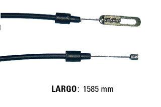 Cable apertura capot sin manija 1585 mm — Fiat (Duna, Uno)