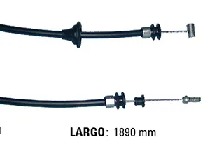 Cable apertura capot ford courier 96/02 / Ford fiesta 96/02
