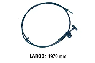CABLE APERTURA CAPOT CHEVROLET CAMION CAMION 91/.. / CHEVROLET PICK UP 91/..
