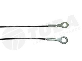 Cable apertura puerta volkswagen saveiro 10/.. sosten de compuerta largo 523 Mm | Trasero