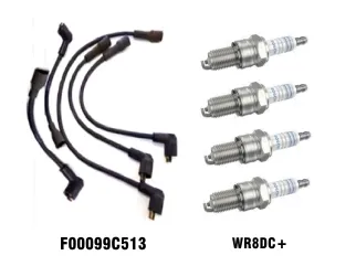Cable bujia fiat uno