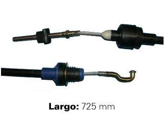 Cable de embrague — Chevrolet/Suzuki (Celta, Combo, Corsa, Prisma) — 725 mm