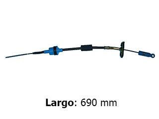 Cable de embrague largo 690 mm — Fiat (Palio, Siena, Strada)