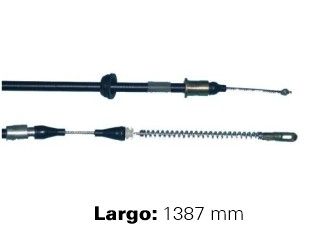 Cable de freno trasero izquierdo — Chevrolet (Celta, Classic, Combo, Corsa, Tigra)