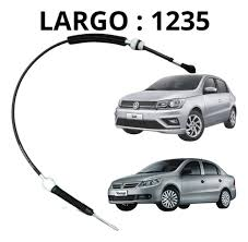 CABLE SELECTOR CAMBIOS VOLKSWAGEN FOX/SURAN 10/.. ENGANCHE - OJAL GRANDE - LARGO 1235 MM - 4610_