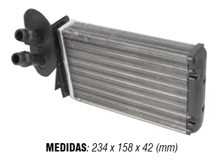 RADIADOR CALEFACCION VOLKSWAGEN BORA 99/15 / VOLKSWAGEN GOLF 99/14 / VOLKSWAGEN NEW BEETLE 99/12