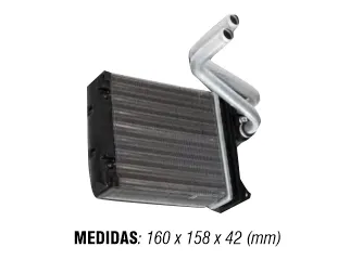 RADIADOR CALEFACCION VOLKSWAGEN GOL 99/14 / VOLKSWAGEN SAVEIRO 99/10