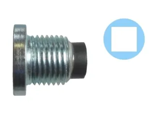 Tornillo carter peugeot 106/205/206/207/306/307/308/405/406/407/408/504/505/508 M16X1.50X15 mm cuadrante 8 zincado