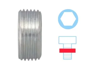 Tornillo carter fiat Palio/Siena/Grand Siena/Punto/Fiorino/Strada/Uno/Duna 1.3-1.4 M22X1.50X13 mm allen 12 zincado