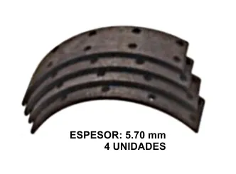 Cinta freno chevrolet agile 09/15 / Chevrolet corsa 94/19 / Ford escort 93/.. | Trasero