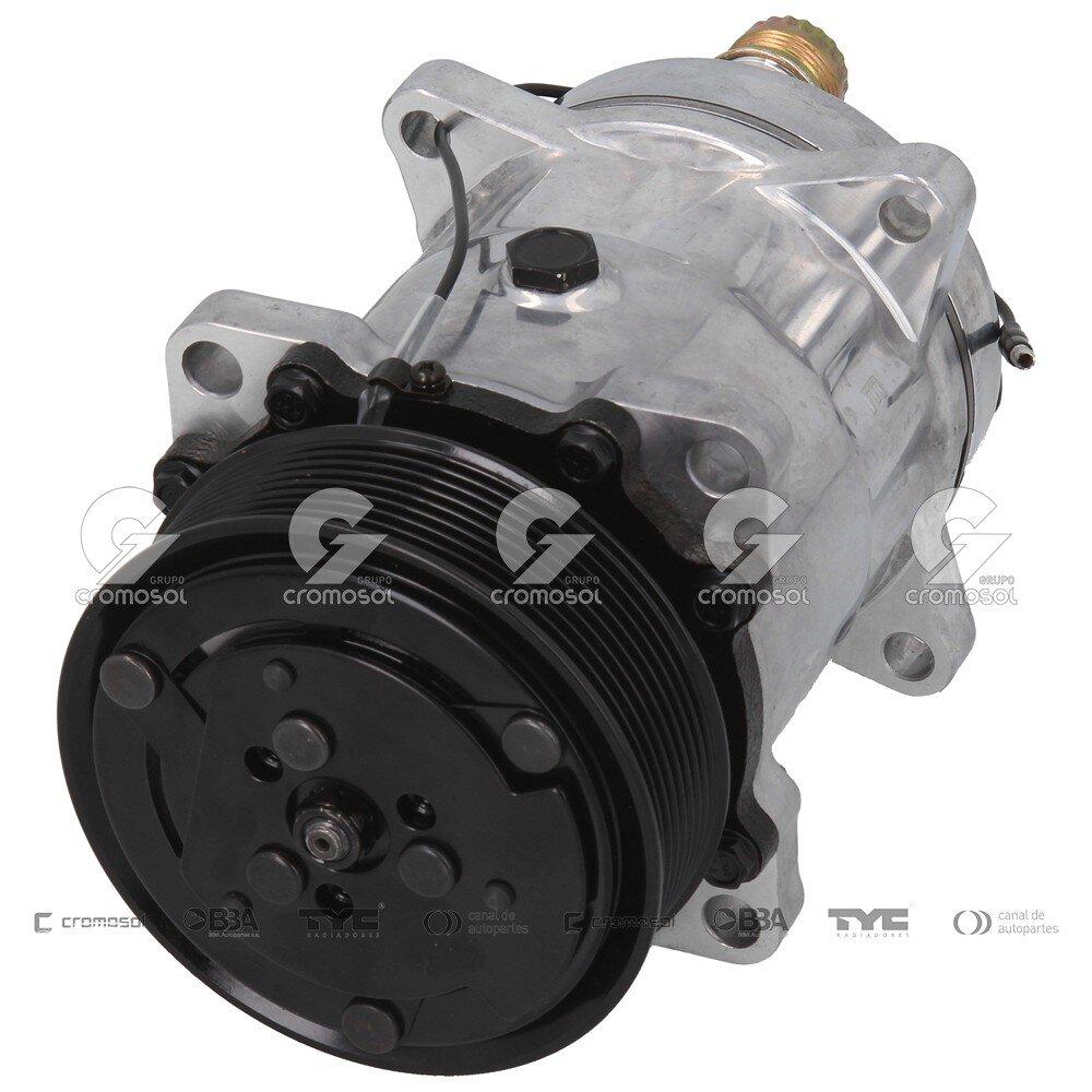 Compresor de aire acondicionado universal — Sanden SD7H15 12V polea 8 canales