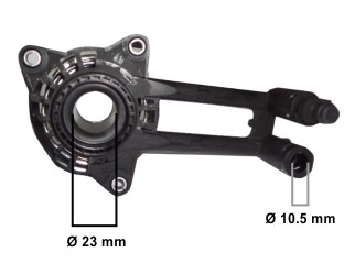 Crapodina hidraulica de embrague Ecosport/Ka/Focus/Fiesta/Courier C/Rocam-endura-zetec - D/Tdci/Tdi - 10.5MM / 23MM directa Ford | 1.8