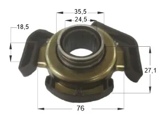 Crapodina mecanica de embrague citroen Xantia / Citroen Xsara / Peugeot 306 01/.. / Peugeot 405
