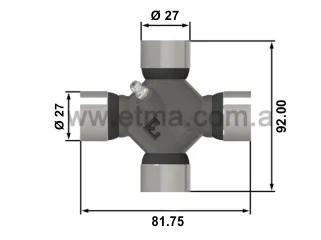 Cruceta ford mustang 94/04 / Ford ranger Todos / Jeep wrangler 94/97 / Toyota hilux todos