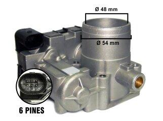 CUERPO MARIPOSA PALIO/SIENA/IDEA FIRE FLEX DIAMETRO 47.5MM (73502387) FIAT / JEEP | PALIO | 1.4