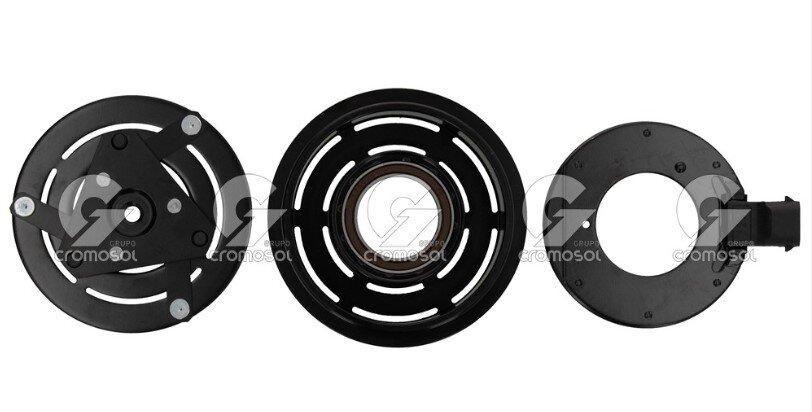Compresor >despiece, poleas, etc gol 1.0/Gol Trend/Voyage/Fox 1.6 08-.. bobina embrague volantin montado para acp 215/216_ Volkswagen | Gol Trend | 1.0