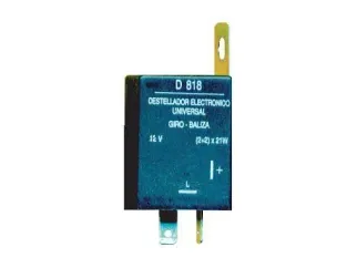 DESTELLADOR UNIVERSAL ELECTRONICO 12 V - 2 TERMINALES - SIN CONEXION A MASA - CON ABRAZADERA
