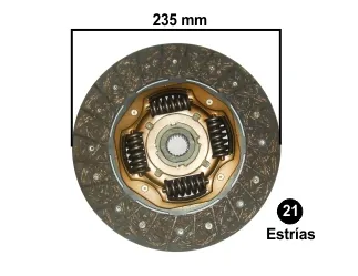 DISCO EMBRAGUE FIAT DUCATO 01/.. / PEUGEOT BOXER 01/..