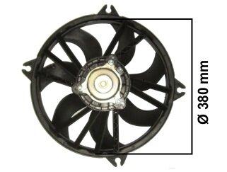 ELECTROVENTILADOR CITROEN BERLINGO/PARTNER 2010/.. HDI 1.6 HDI ASPIRANTE CON ENCAUZADOR DIAMETRO: 381 MM (OEM 1253A9) PEUGEOT | PARTNER | 1.6 HDI