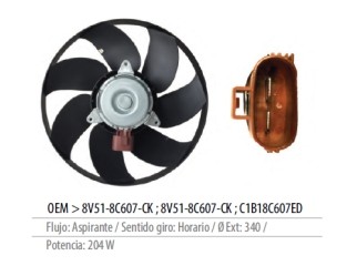 Electroventilador kinetic - 2.0 13/.. Ford | Ecosport | 1.6