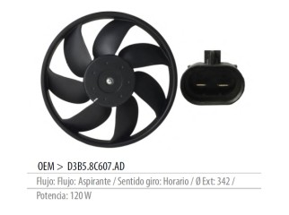 Electroventilador kinetic Ford | Fiesta | 2010-2013 1.6