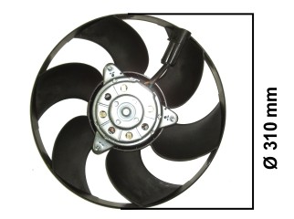ELECTROVENTILADOR FIRE/SIENA/STRADA C/A.A. ASPIRANTE DIAMETRO: 322 MM_ FIAT | PALIO | FIRE