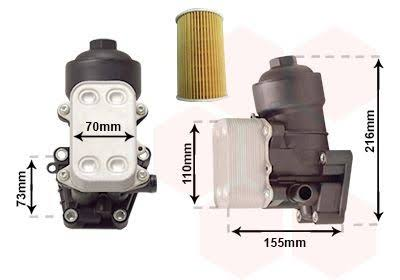 BASE FILTRO DE ACEITE COMPLETA CON ENFRIADOR VW AMAROK IMPORTADO 03L H- I — foto 5