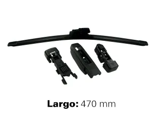Escobilla limpiaparabrisa alfa romeo 145 95/.. / Alfa romeo 146 95/.. / Alfa romeo 155 92/96 / Alfa romeo 166 98/07 / Audi A3 96/.. / Audi S3 00/.. / Bmw serie 3 98/.. / Bmw X1 10/.. / Bmw X3 12/.. / Bmw X5 06/.. / Chery skin 10/.. / Chevrolet grand vitara 98/..