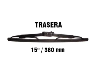Escobilla limpiaparabrisa audi A3 96/04 / Audi A4 94/01 / Audi A6 94/05 / Audi RS4 00/01 / Audi S3 00/06 / Audi S4 94/01 / Audi S6 94/05 / Bmw serie 3 95/99 / Chevrolet grand vitara 98/.. / Daihatsu gran move 96/02 / Fiat regatta 83/95 / Ford focus 04/13 | Trasero