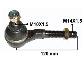 Extremo 307 308 izquierdo 9167 10008 11760 Peugeot / Citroen | 206