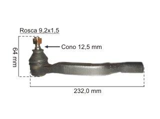 EXTREMO ACCORD DERECHO 3534 6391 HONDA