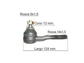 Extremo largo 12,4CM rosca M14 mitsubishi