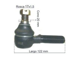 Extremo dyna derecho exterior rosca macho Toyota | 1994-1998